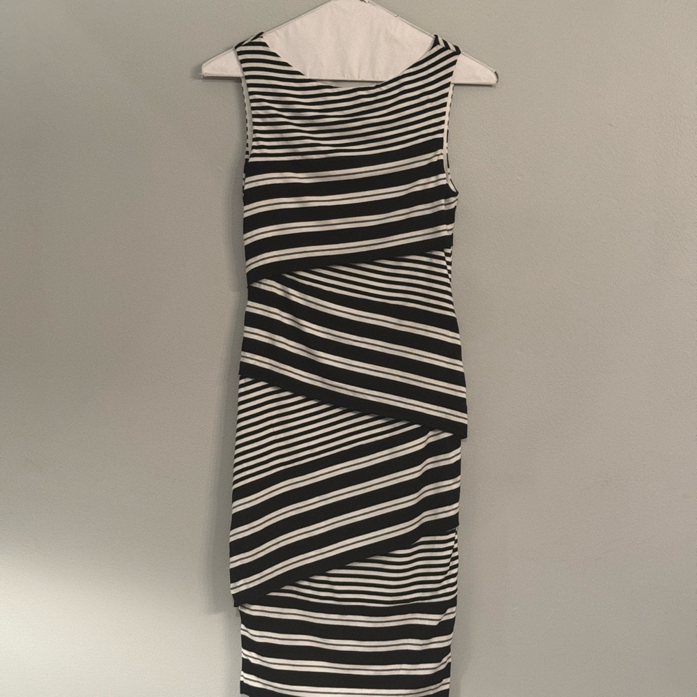 Bailey 44 Black and White Striped Top